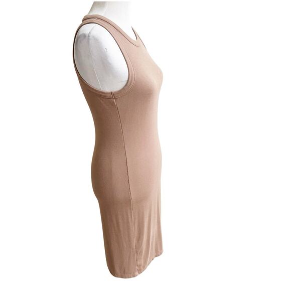 L’agence Ellis Ribbed Midi Dress In Ginger Size Small Bodycon Beach - Picture 9 of 11